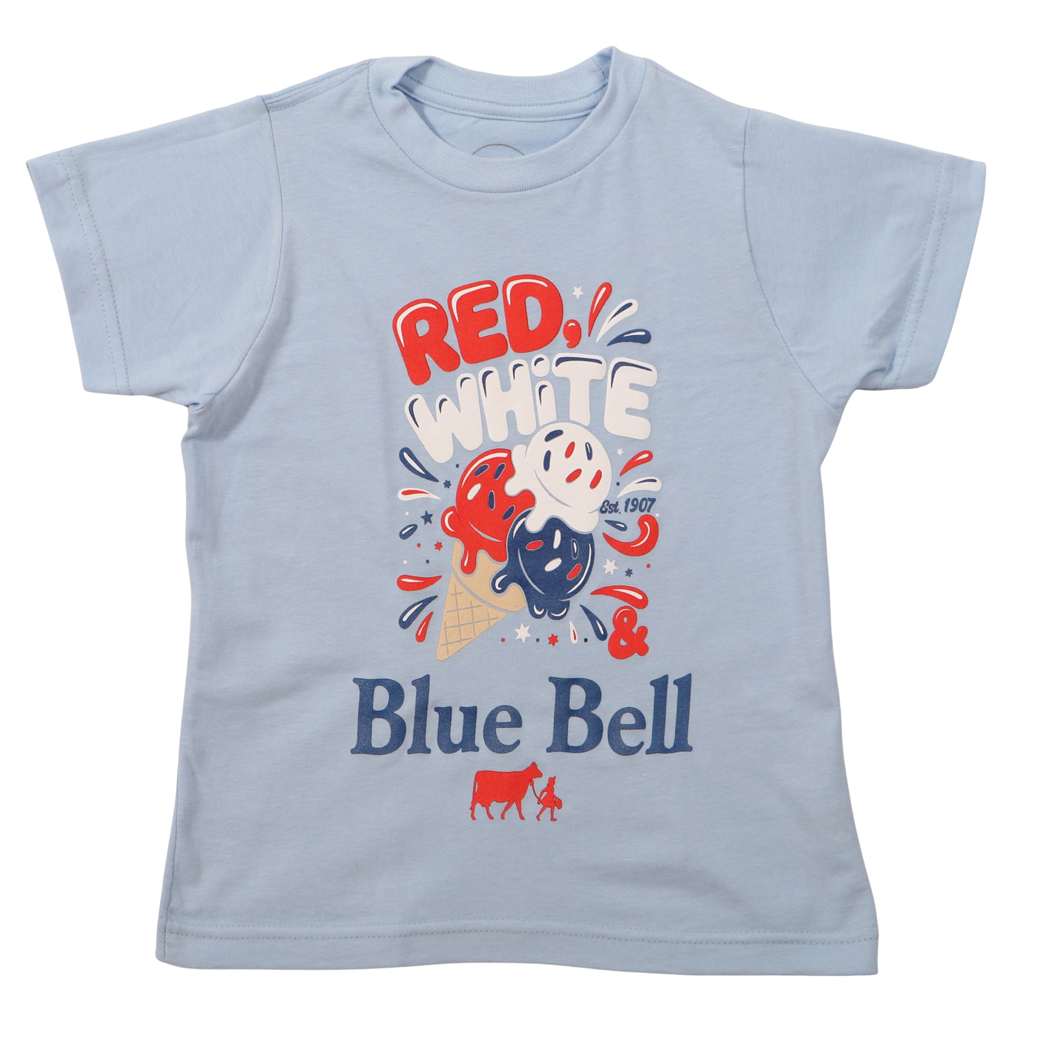 Red White Blue Bell Youth Tee
