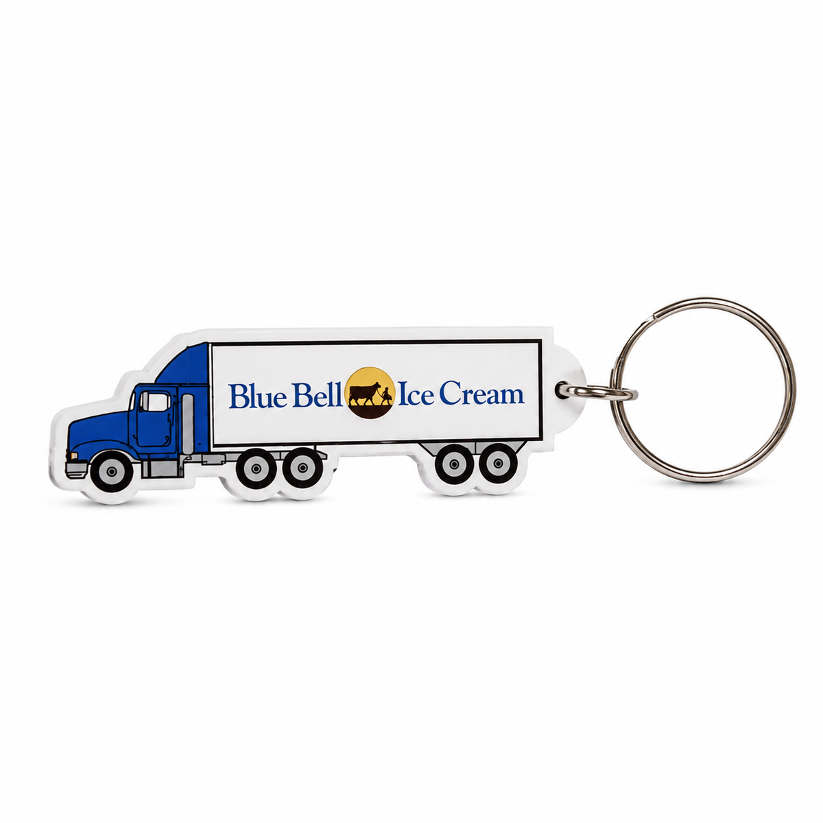 18 Wheeler Acrylic Key Ring