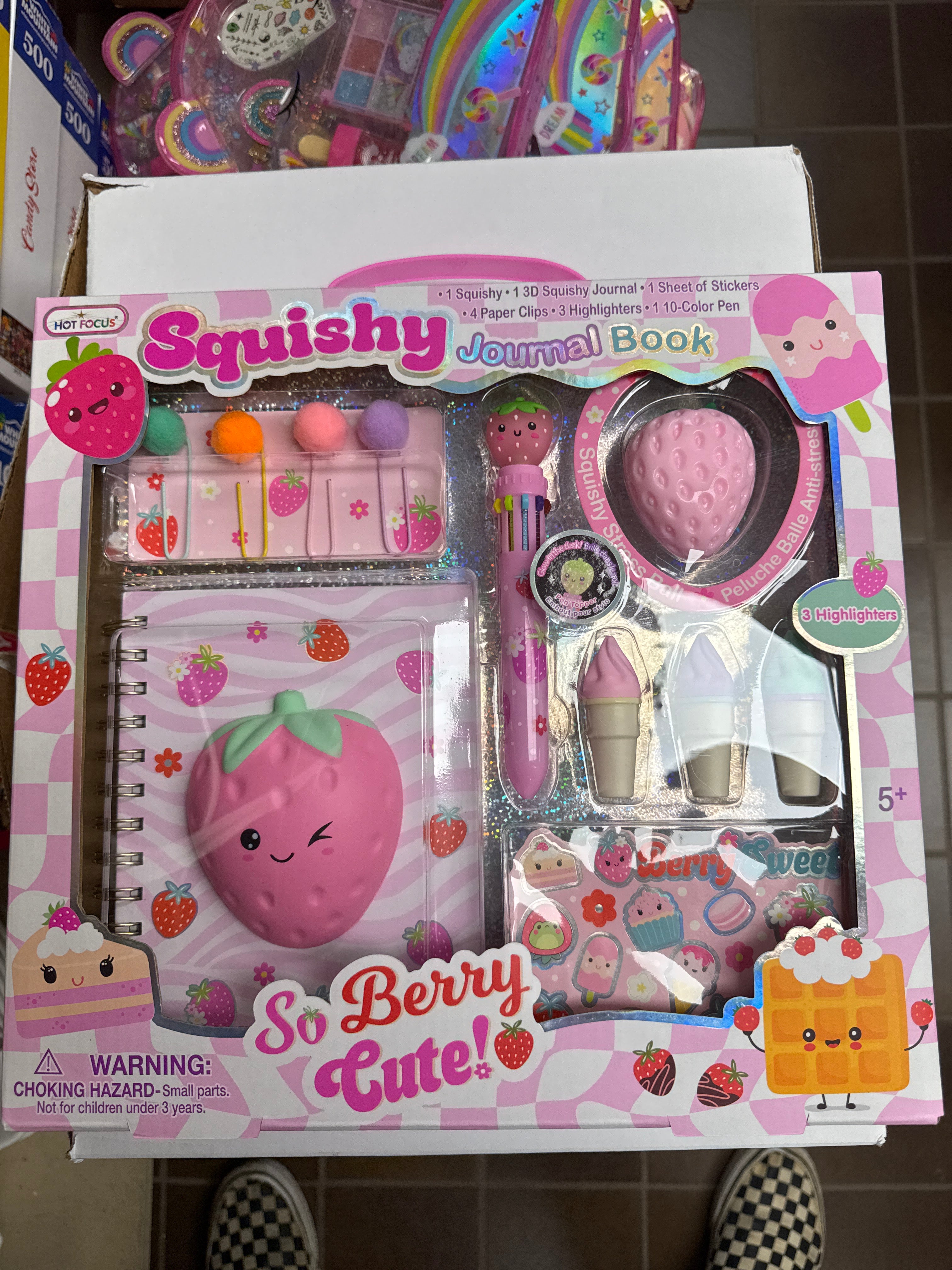 Squishy Journal Book Hot Focus