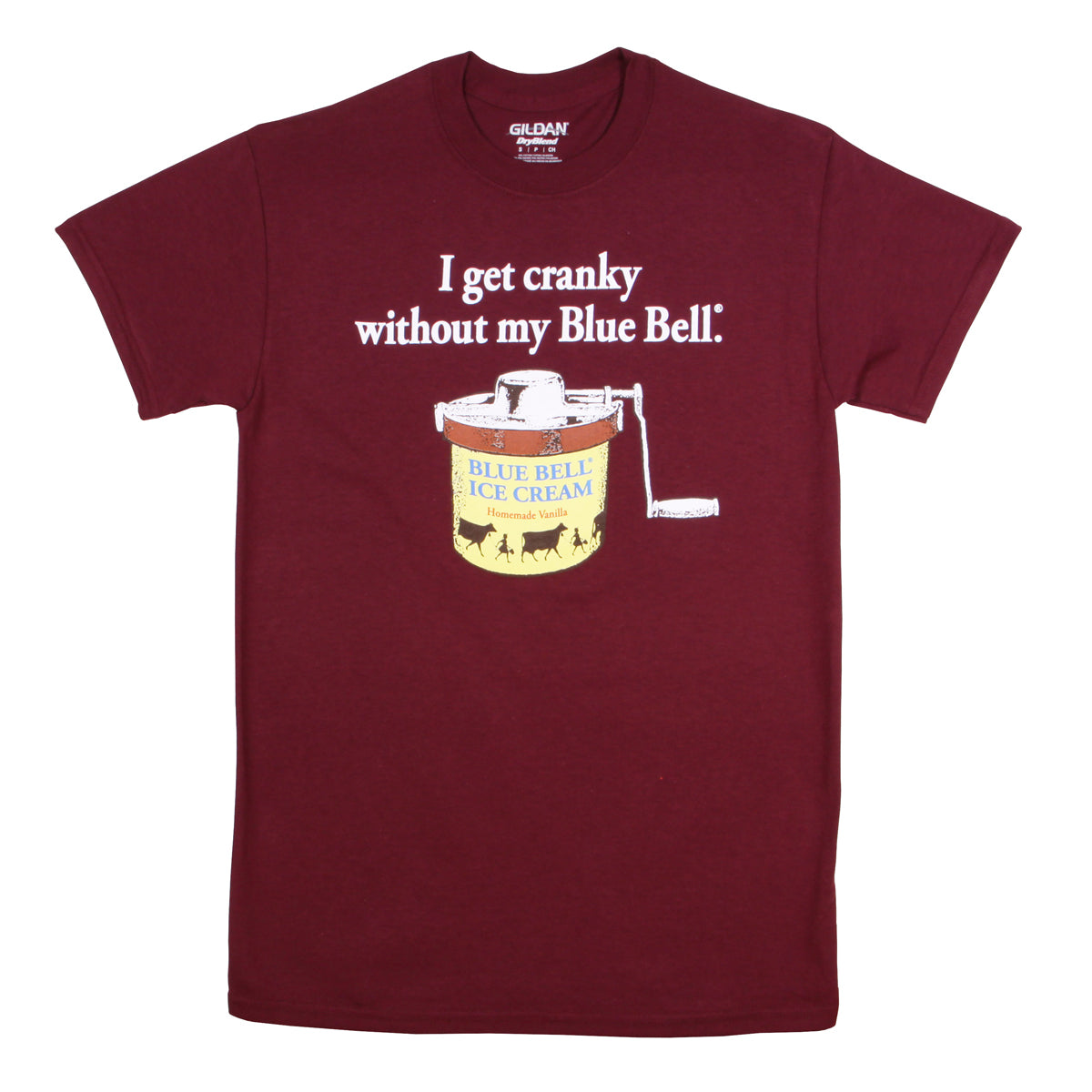 Blue Bell Cranky Maroon Tee