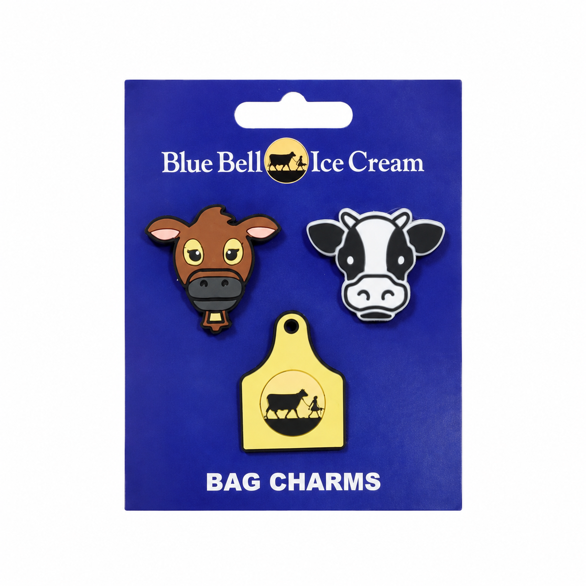 Bag Charm 3 Pack Cow