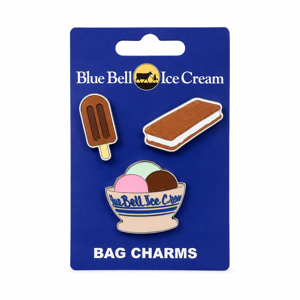 Bag Charm 3 Pack Ice Cream