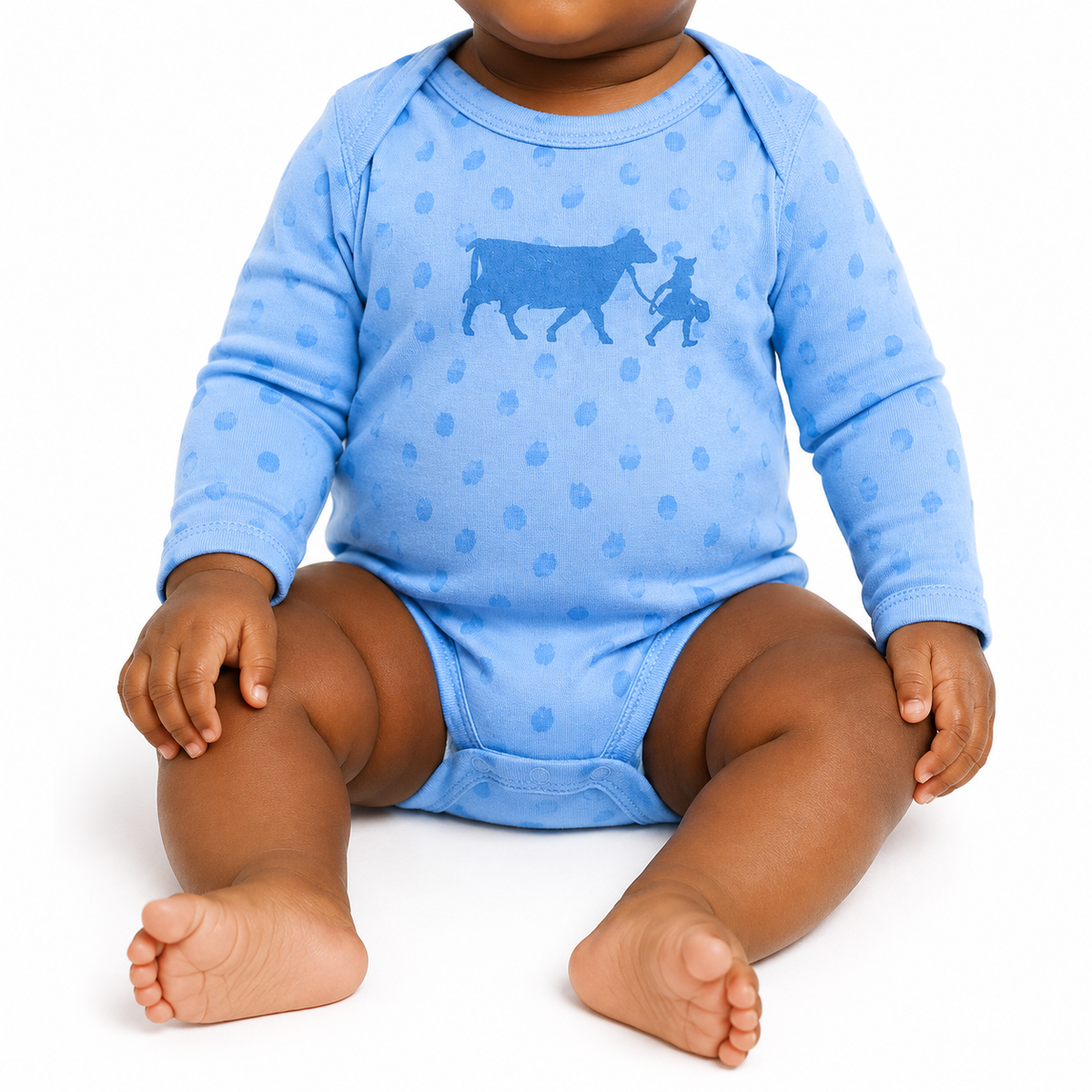 Blue Spot Onesie