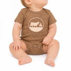 Brown Reptile Onesie