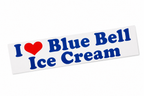 Bumper Sticker I Love Blue Bel