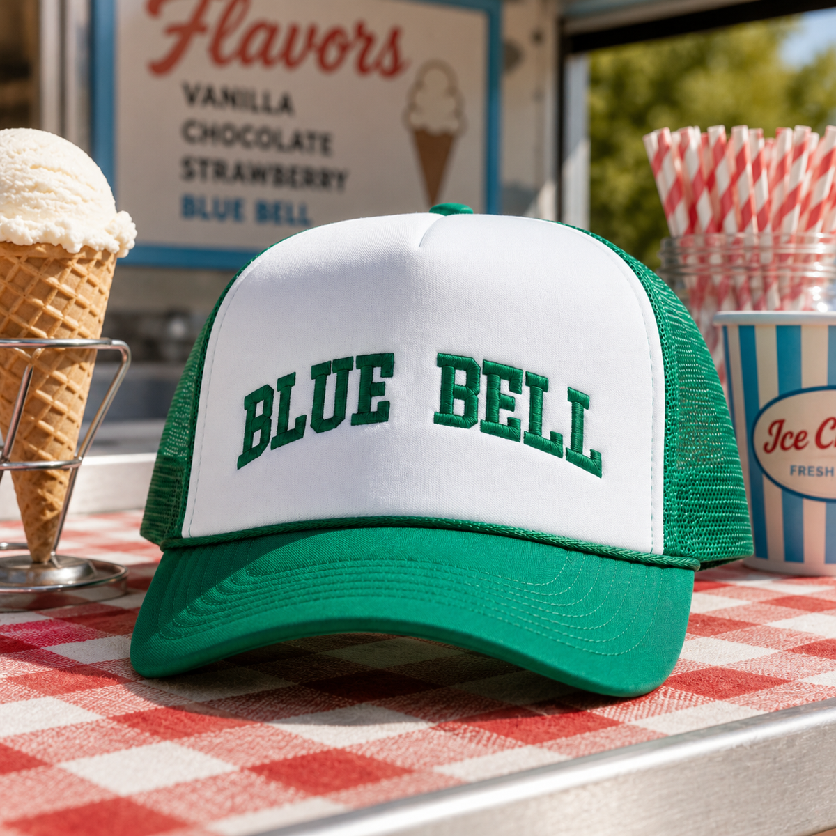 Cap Foam Kelly Green