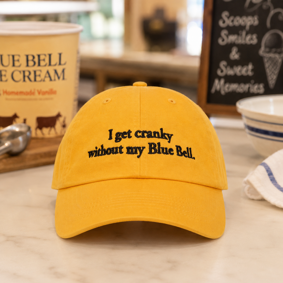 Cap I Get Cranky Yellow