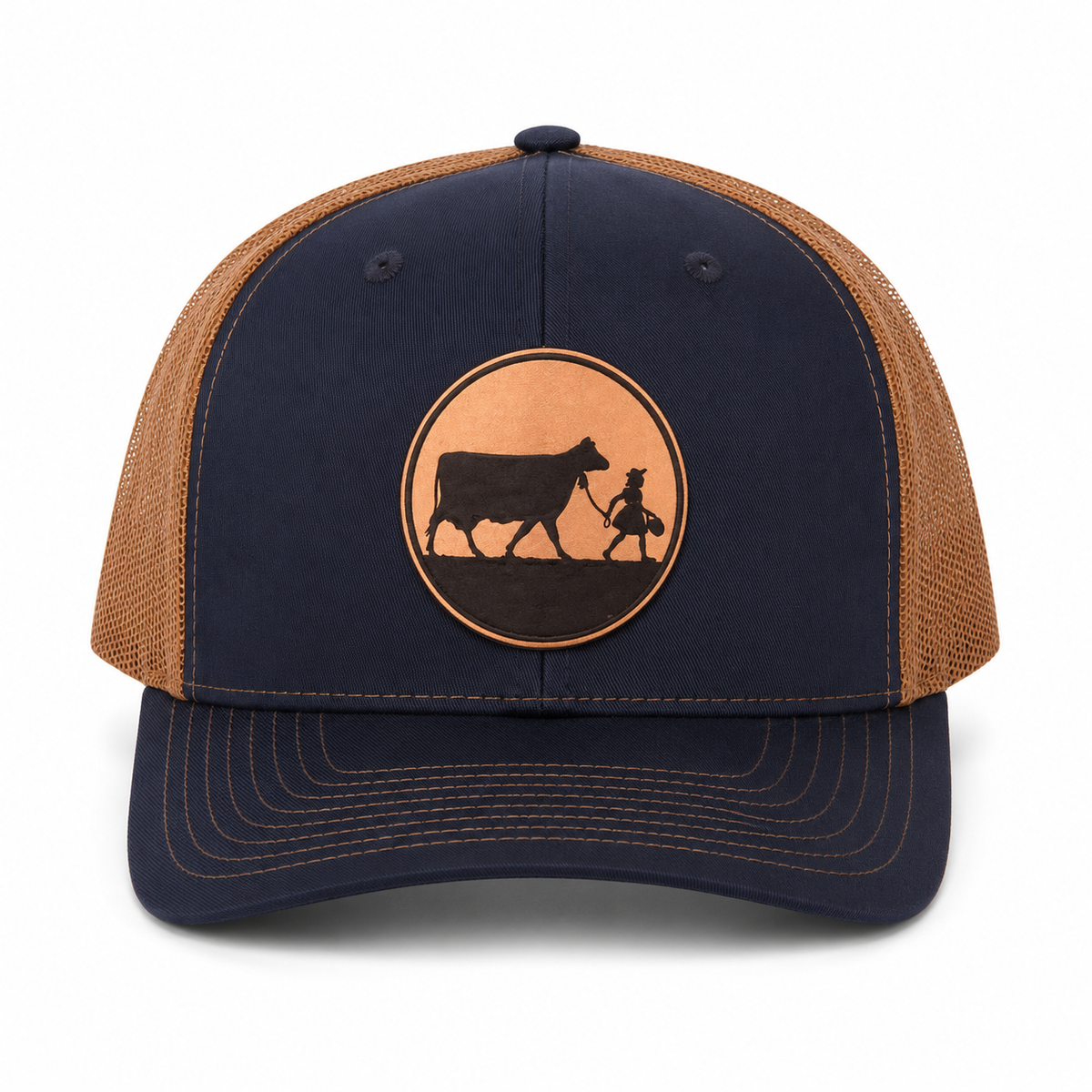 Cap Navy Metallic Patch