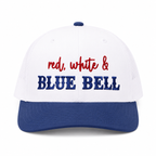 Cap Red White Blue Bell