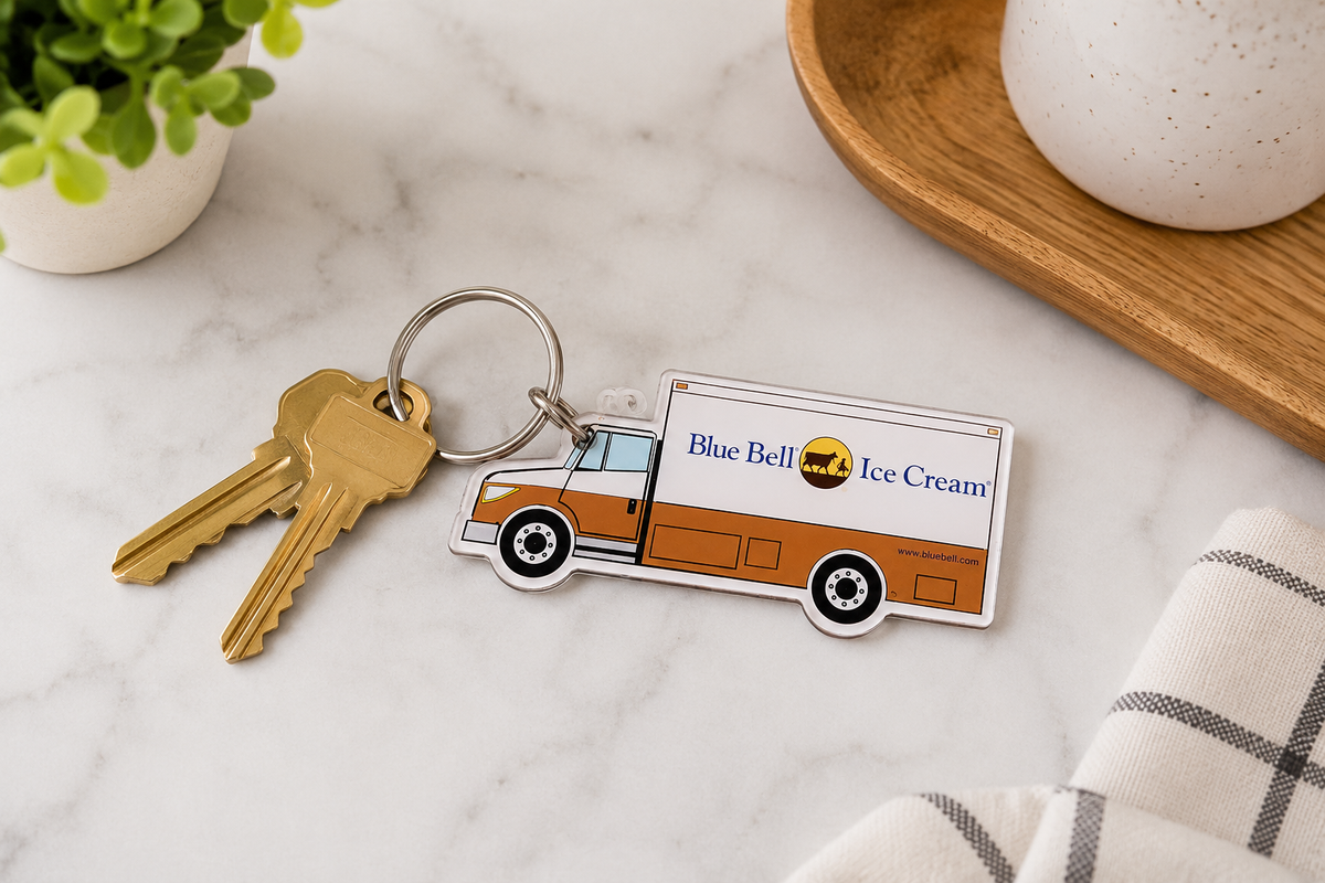 Delivery Truck Key Ring