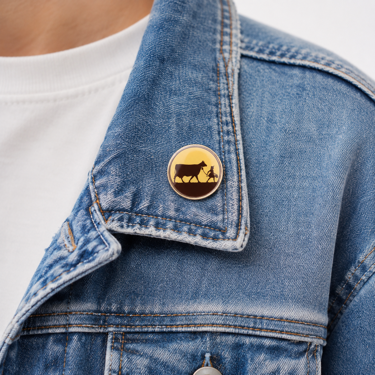 Lapel Pin Circle Logo