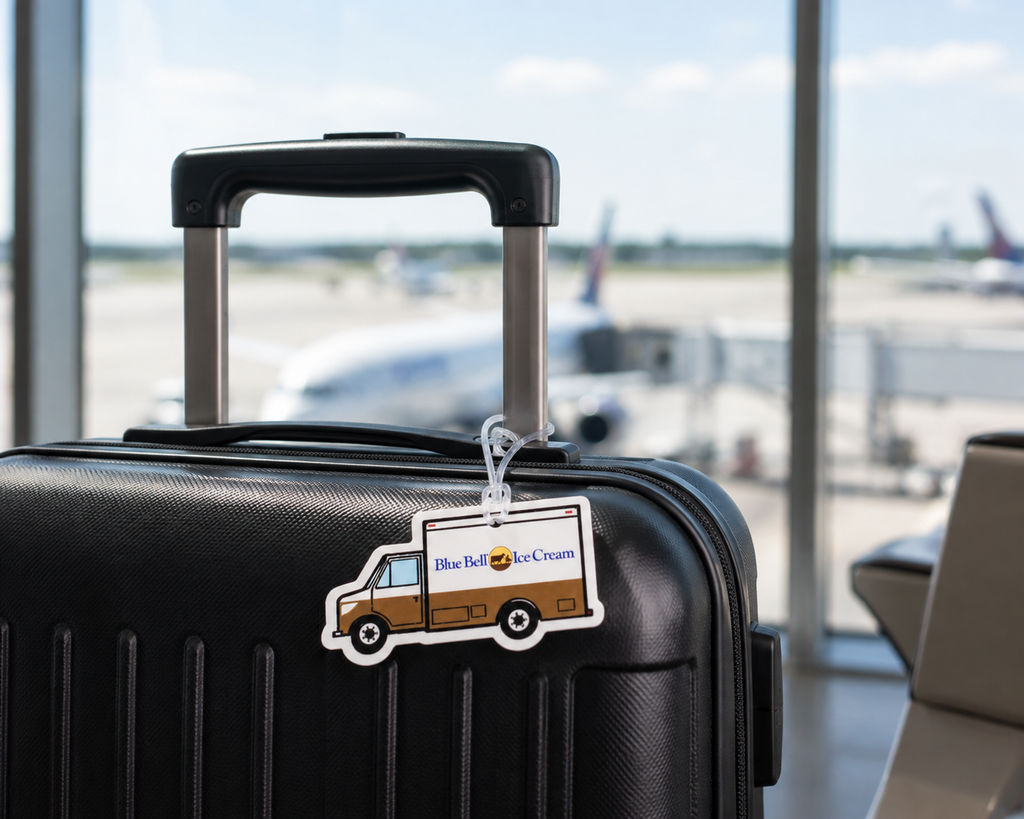 Luggage Tag Delivery Truck