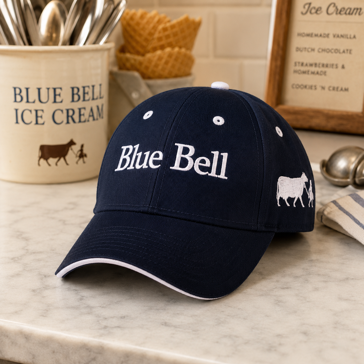 Mesh Navy Cap