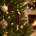 Moo Bar Glass Ornament