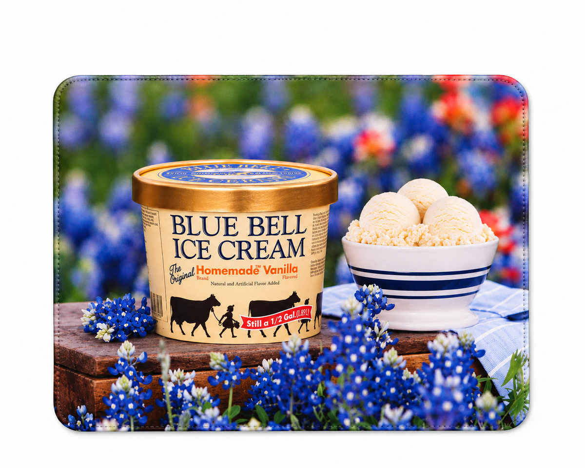 Mouse Pad Bluebonnets