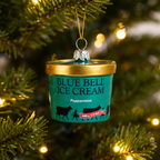 Peppermint Glass Ornament
