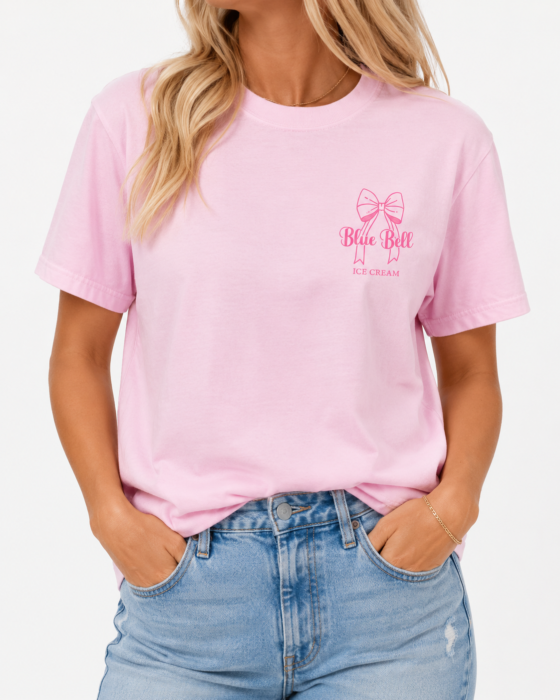 Pink Bow Tee