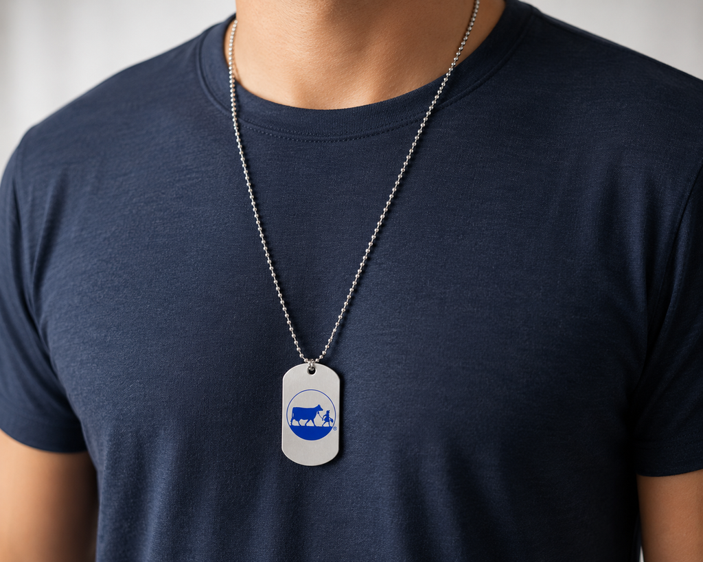 Silver Dog Tag
