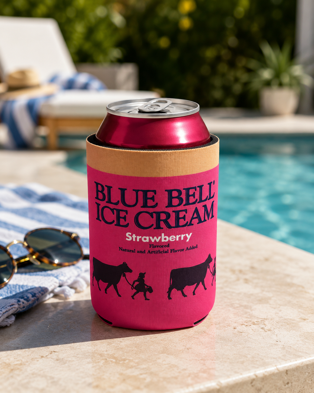 Strawberry Can Koolie