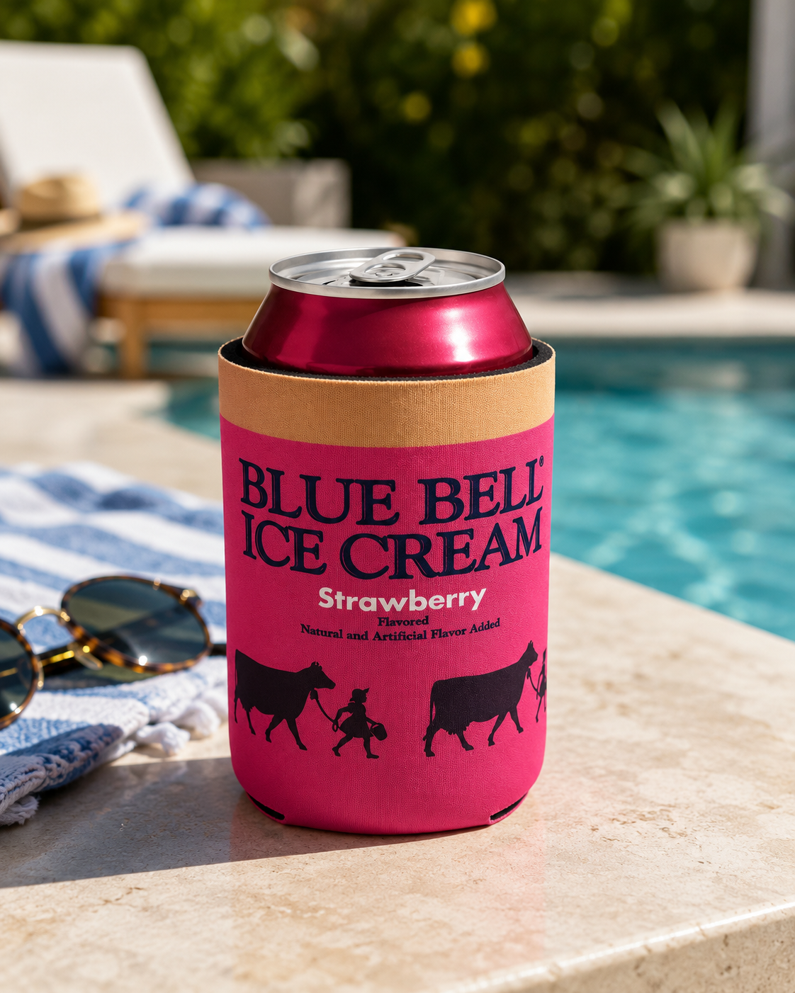 Strawberry Can Koolie