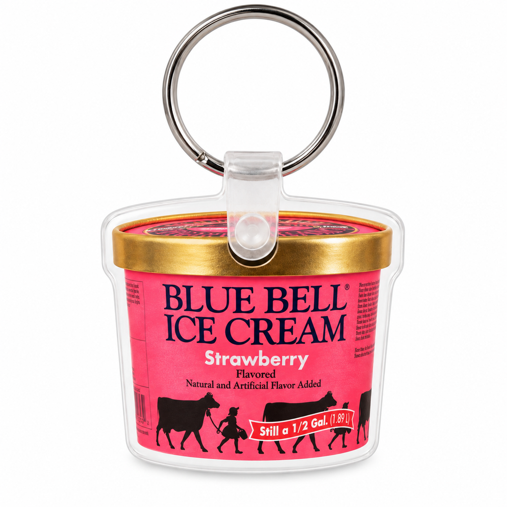 Strawberry Key Ring