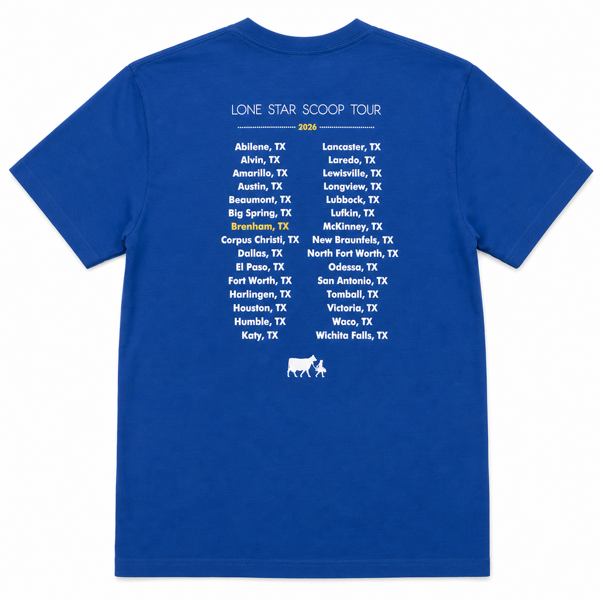Texas Scoop Tour Tee