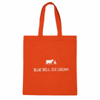 Tote Orange White Logo