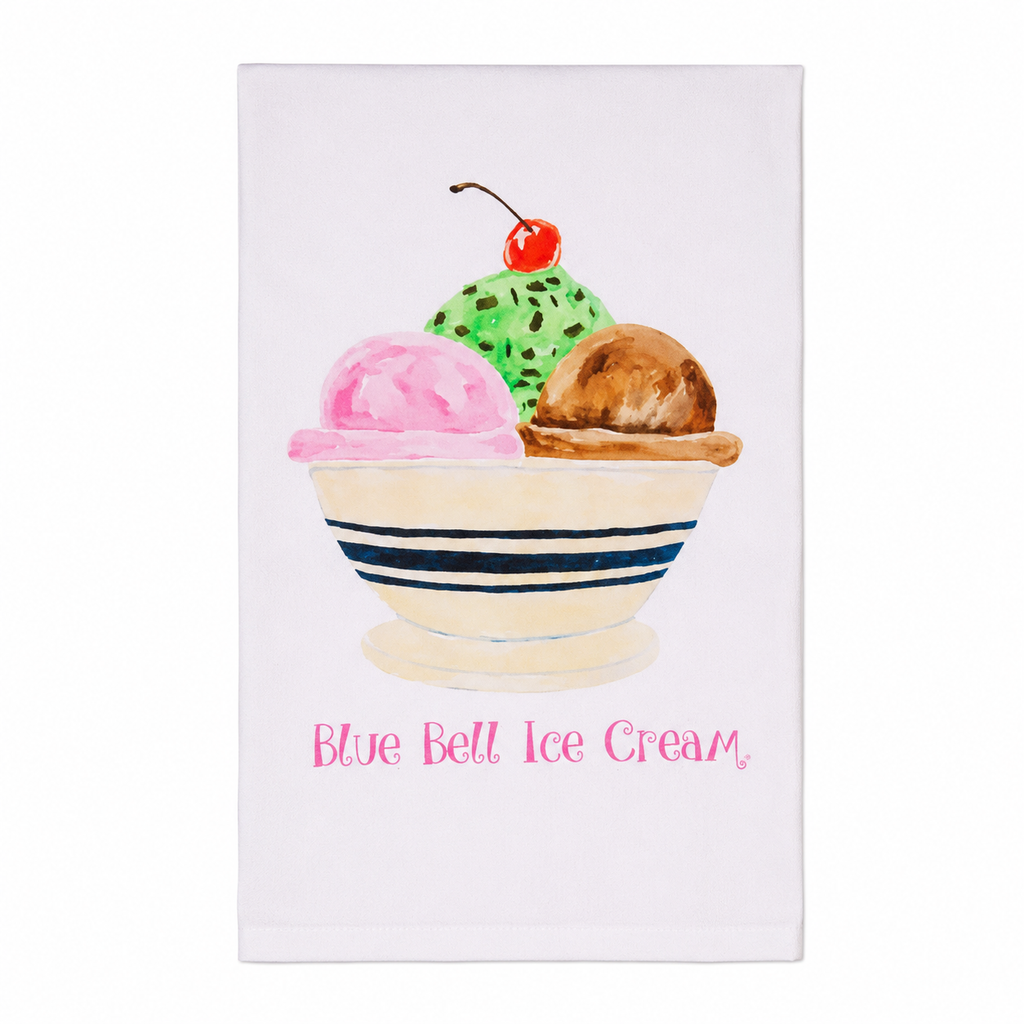Towel Bowl Ice Cream