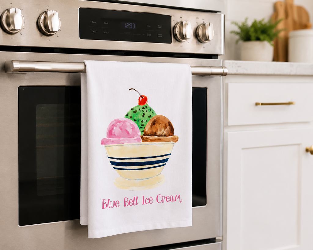 Towel Bowl Ice Cream