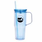 Tumbler Blue Black Logo