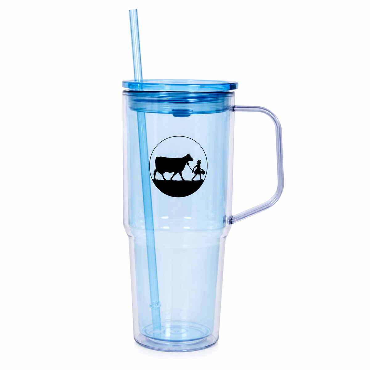 Tumbler Blue Black Logo