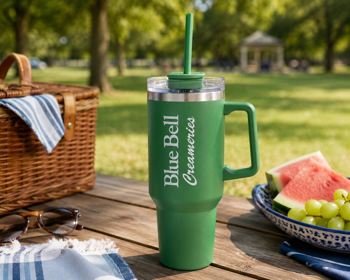 Tumbler Green Blue Bell