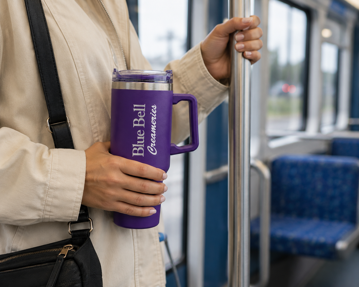 Tumbler Purple Blue Bell