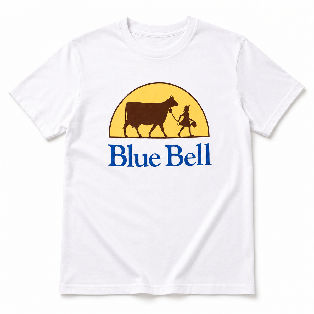 White Half Moon Tee