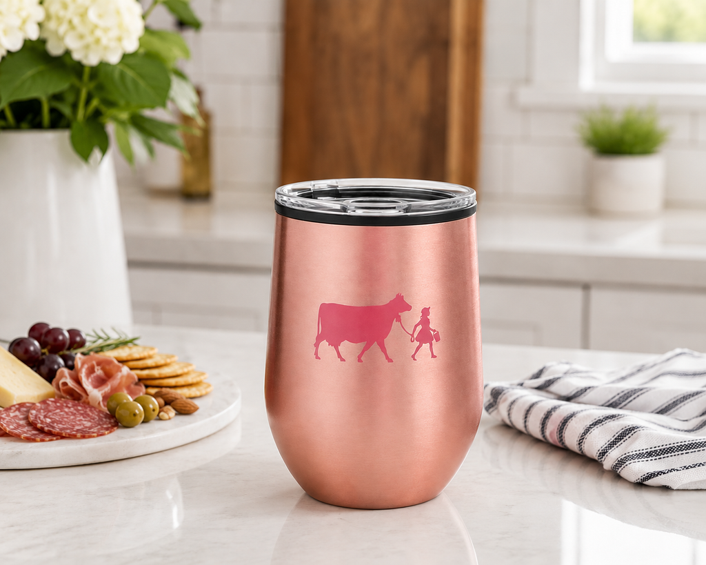 Wine Tumbler Rose Gold