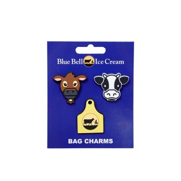 Bag Charm 3 Pack Cow