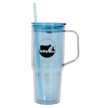 Tumbler Blue Black Logo