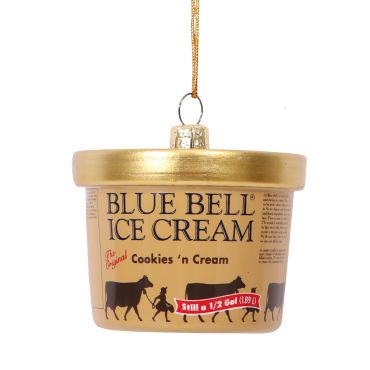 Cookies N Cream Glass Ornament