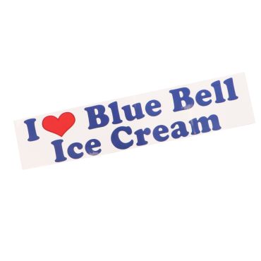 Bumper Sticker I Love Blue Bel