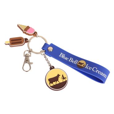 Keychain Blue Bell Charm