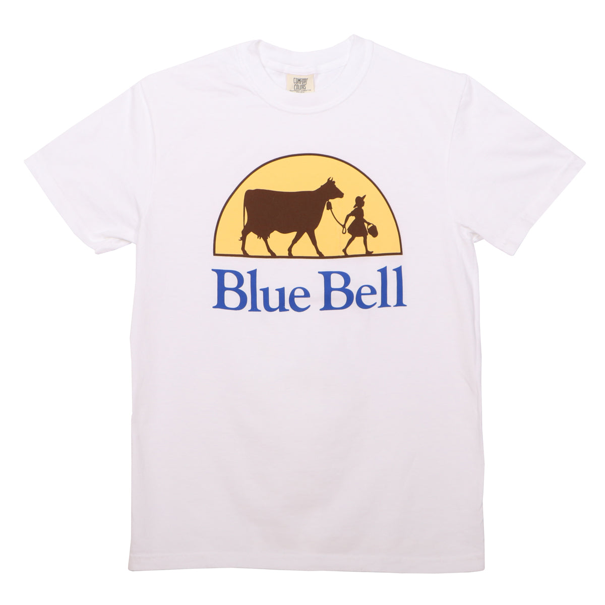 Blue Bell Half Moon Tee White