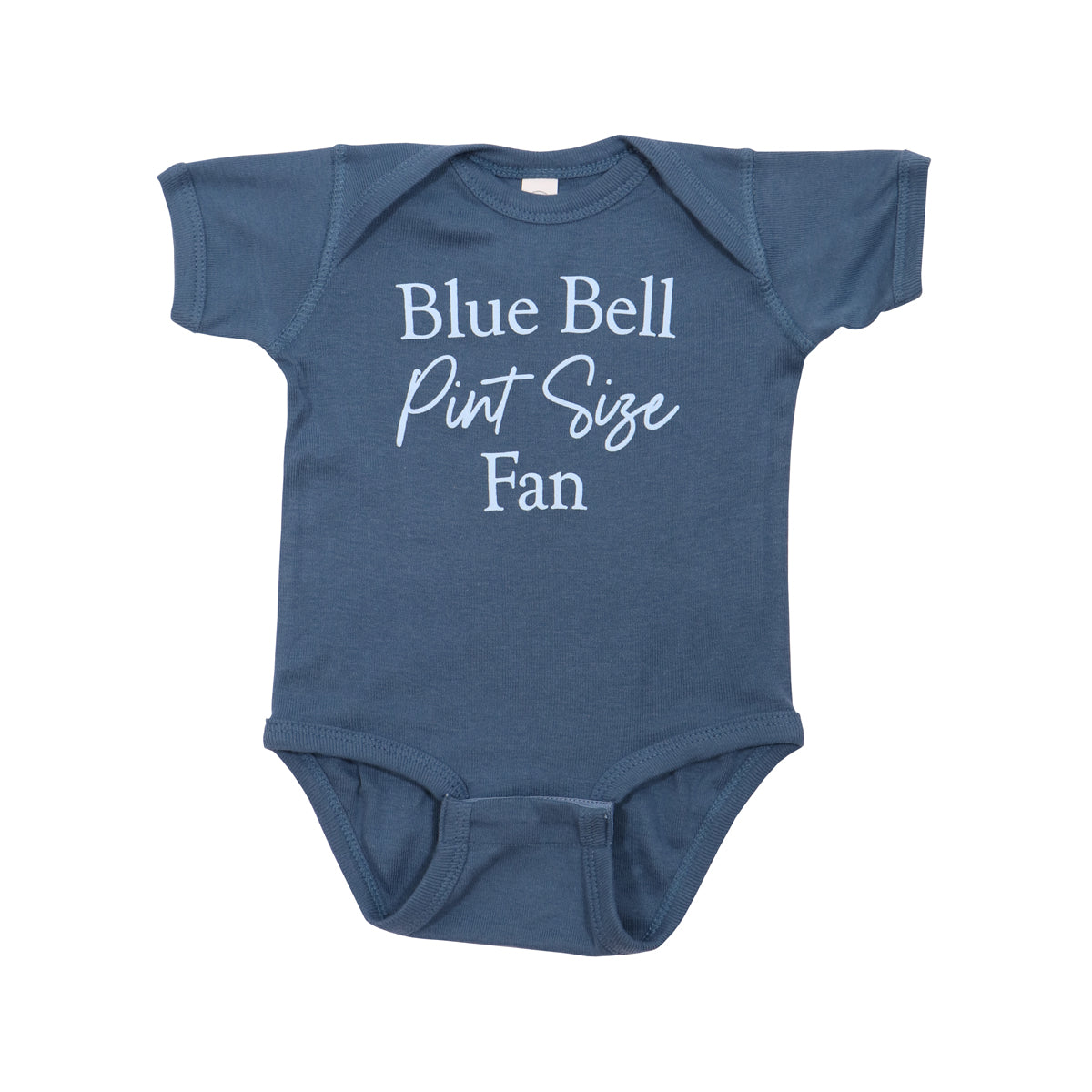 Blue Bell Pint Size Fan Onesie Blue