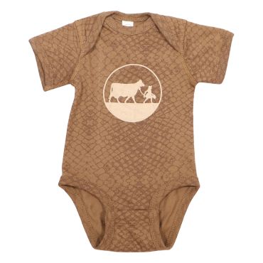 Brown Reptile Onesie