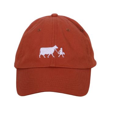 Orange Cap White Logo