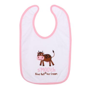 Pink Trim Smooch Bib