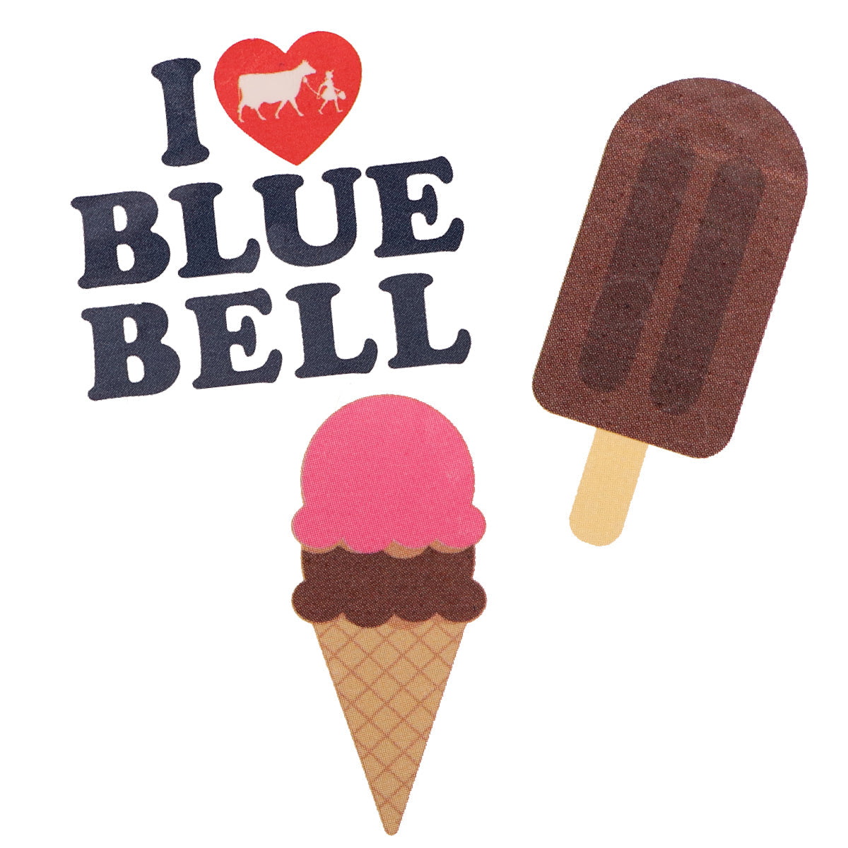 Blue Bell Temporary Tattoo
